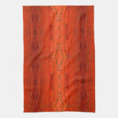 Linge De Cuisine Motif aztèque orange (Vertical)
