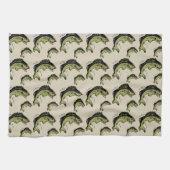 Linge De Cuisine Motif bas Tan (Horizontal)