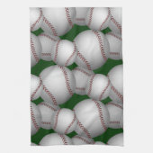 Linge De Cuisine Motif Baseballs (Vertical)