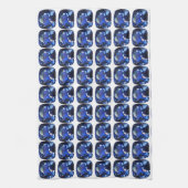 Linge De Cuisine Motif bleu (Vertical)