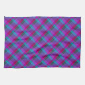 Linge De Cuisine Motif bleu rose violet (Horizontal)