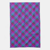 Linge De Cuisine Motif bleu rose violet (Vertical)