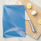 Linge De Cuisine motif bleu topaz (Quart Plié)