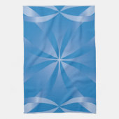 Linge De Cuisine motif bleu topaz (Vertical)