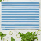 Linge De Cuisine Motif Bleu Vintage (Plié)