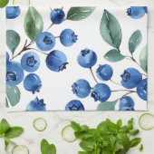 Linge De Cuisine Motif Blueberry (Plié)