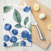 Linge De Cuisine Motif Blueberry (Quart Plié)
