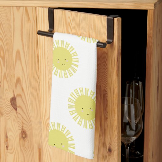 Linge De Cuisine Motif Boho Sunshine (Pliage en tiers)