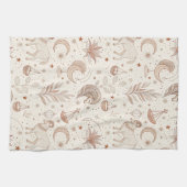 Linge De Cuisine Motif Botanique Céleste (1) (Horizontal)