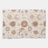 Linge De Cuisine Motif botanique céleste (2) (Horizontal)