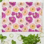 Linge De Cuisine Motif botanique d'aquarelle (Plié)