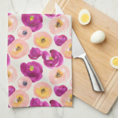 Linge De Cuisine Motif botanique d'aquarelle (Quart Plié)