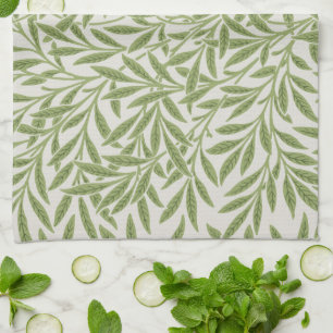 Linge De Cuisine Motif botanique floral vert de William Morris