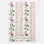 Linge De Cuisine Motif botanique rétro personnalisé et magnifique p (Vertical)