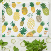 Linge De Cuisine Motif branché d'ananas (Plié)