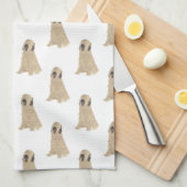 Linge De Cuisine Motif Briard Dog (Quart Plié)