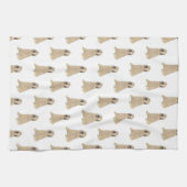 Linge De Cuisine Motif Briard Dog (Horizontal)