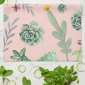 Linge De Cuisine Motif Cactus 8 (Plié)