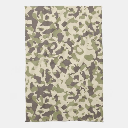 Linge De Cuisine Motif Camo (Vertical)