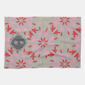 Linge De Cuisine Motif Caniche Monogrammé (Horizontal)