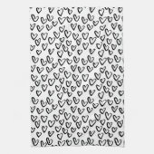 Linge De Cuisine Motif cardiaque de peinture AVC (Vertical)