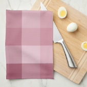 Linge De Cuisine Motif carreau gingham rose (Quart Plié)