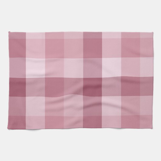 Linge De Cuisine Motif carreau gingham rose (Horizontal)