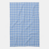 Linge De Cuisine Motif carreaux gingham bleu barbeau  (Vertical)