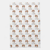 Linge De Cuisine Motif Cavalier King Charles Spaniel Blenheim (Vertical)