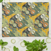 Linge De Cuisine Motif Cello cassé (Plié)