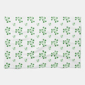 Linge De Cuisine Motif Cercles Shamrock verts (Horizontal)