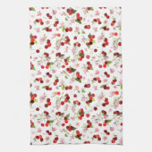 Linge De Cuisine Motif Cerise 1 (Vertical)