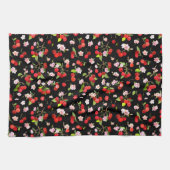 Linge De Cuisine Motif cerise 2 (Horizontal)