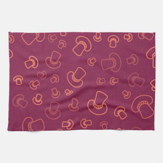 Linge De Cuisine Motif champignon (Horizontal)