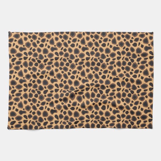Linge De Cuisine Motif Cheetah (Horizontal)