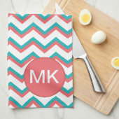 Linge De Cuisine Motif Chevron Sud-Ouest (Quart Plié)