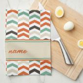Linge De Cuisine Motif chevron tendance (Quart Plié)