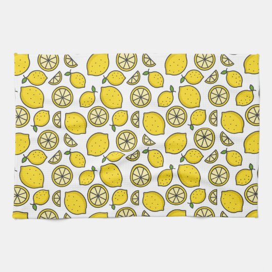 Linge De Cuisine Motif citron (Horizontal)