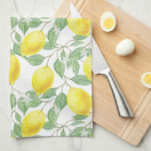 Linge De Cuisine Motif citron (Quart Plié)