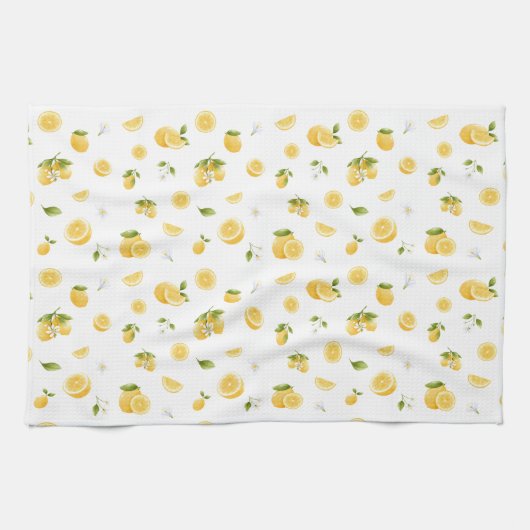 Linge De Cuisine Motif citron (Horizontal)