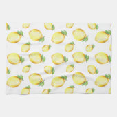 Linge De Cuisine Motif citron aquarelle (Horizontal)