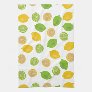 Linge De Cuisine Motif citron et citron vert
