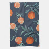 Linge De Cuisine Motif citron et feuille VI (Vertical)