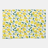 Linge De Cuisine Motif citron jaune aquarelle (Horizontal)