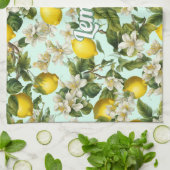 Linge De Cuisine Motif Citrons (Plié)