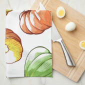 Linge De Cuisine motif citrouille (Quart Plié)