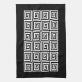 Linge De Cuisine Motif clé grec (Vertical)