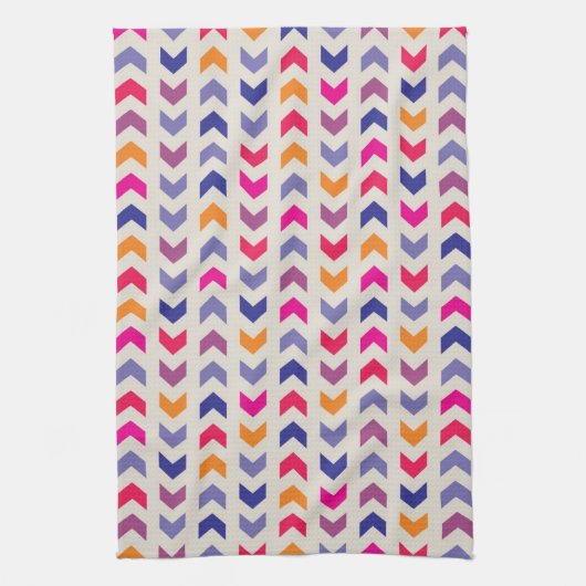 Linge De Cuisine motif coloré Aztec Chevron (Vertical)