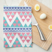 Linge De Cuisine Motif coloré aztèque tribal (Quart Plié)