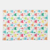 Linge De Cuisine Motif coloré de dents (Horizontal)